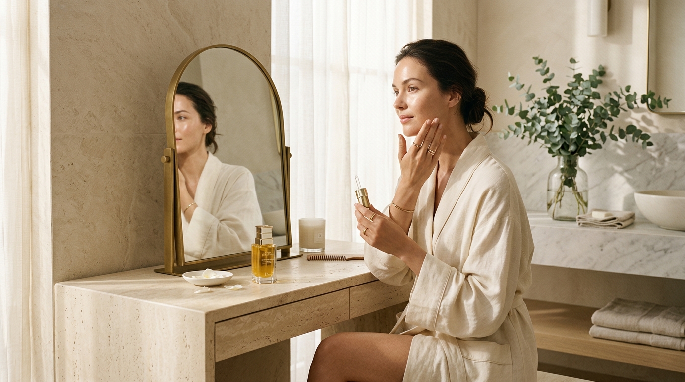 Daily Glow Ritual botanical skincare collection